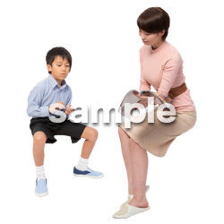 Cutout People　アットホーム　座る　II_377