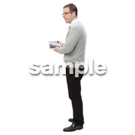 Cutout People　ビジネス　AA_143