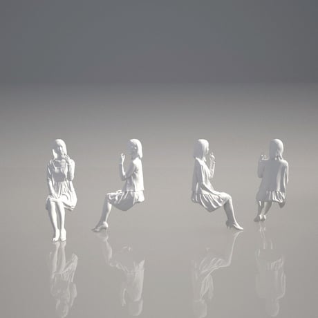 3D人物素材 [ お試し版 ] 091_W_Aya