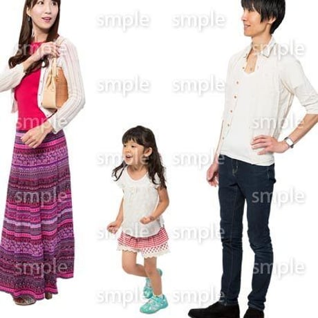Cutout People　ファミリー　GG_077