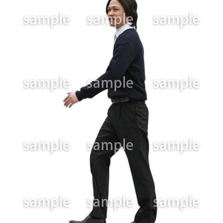 人物切抜き素材　ベーシックファッション編　P_488