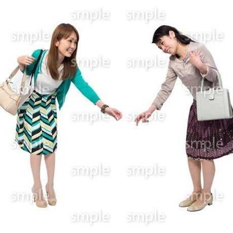 Cutout People　女性ペア　JJ_307