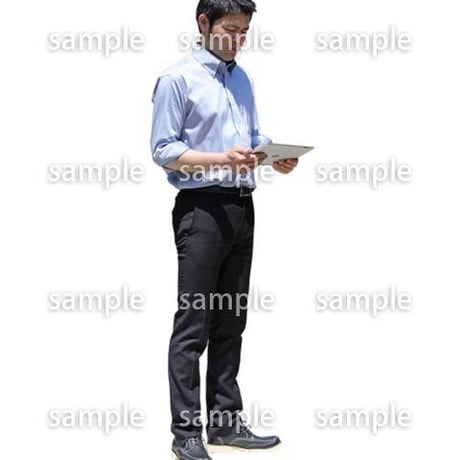 人物切抜き素材　ベーシックファッション編　P_397