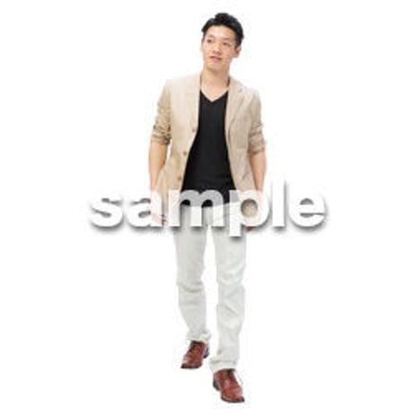 Cutout People　日本人カジュアル　BB_196