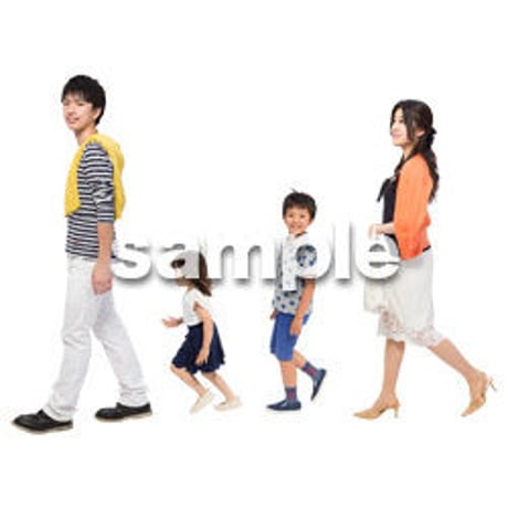 Cutout People　4人ファミリー　GG_268