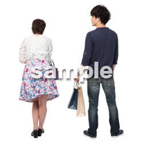 Cutout People　ショッピング　JJ_185