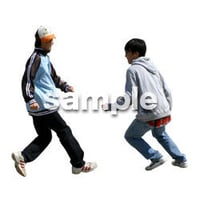 人物切抜き素材　こどもファミリー編　B_415