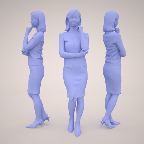 3D人物素材 [Posed]   097_Aya