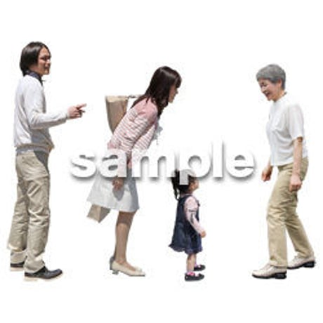 人物切抜き素材　シニアライフ編　R_008