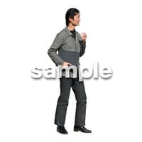 人物切抜き素材　カジュアル・ショッピング編　E_209