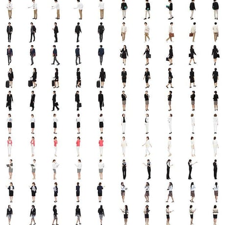 05Cutout People ビジネスV2 [ダウンロード版]