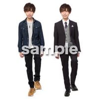 Cutout People　階段を上る動作　JJ_446