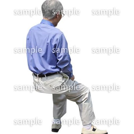 人物切抜き素材　シニアライフ編　R_484