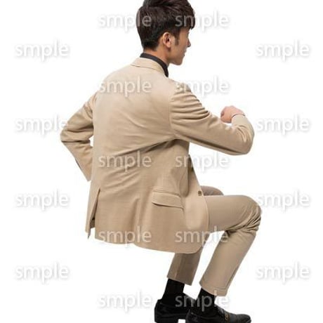 Cutout People　座る　男性　LL_294