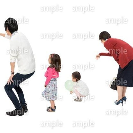 Cutout People　4人ファミリー　GG_474