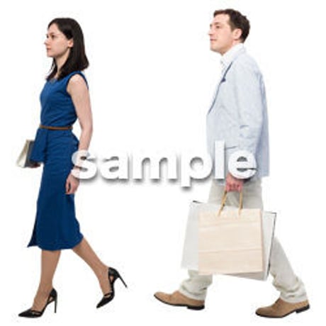 Cutout People　外国人ペア　JJ_463