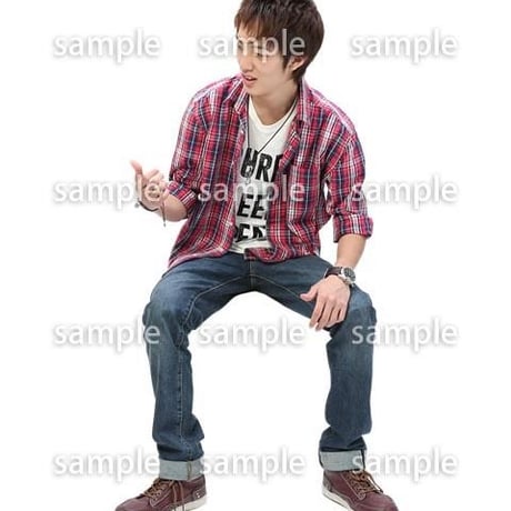 Cutout People　日本人カジュアル　BB_421