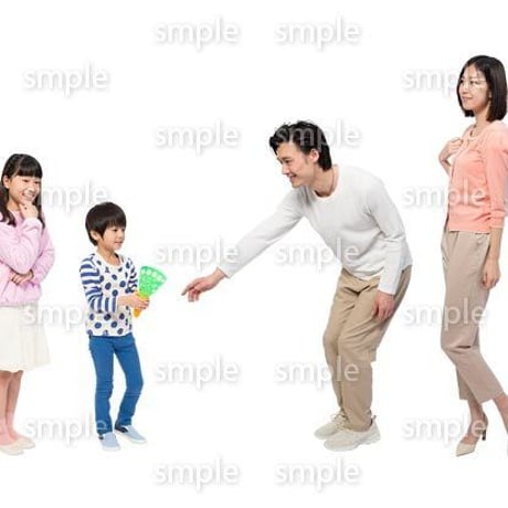 Cutout People　4人ファミリー　GG_402