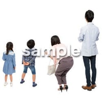 Cutout People　4人ファミリー　GG_460
