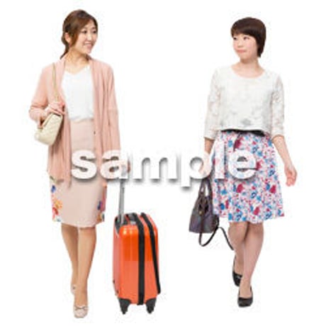 Cutout People　女性ペア　JJ_241
