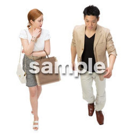 Cutout People　鳥瞰　人物　FF_086