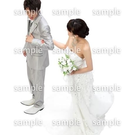 Cutout People　ウェディング鳥瞰　DD_049