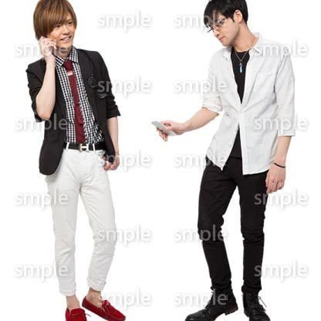 Cutout People　男性ペア　JJ_406