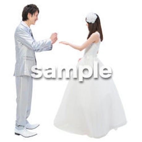 Cutout People　ウェディング　DD_014