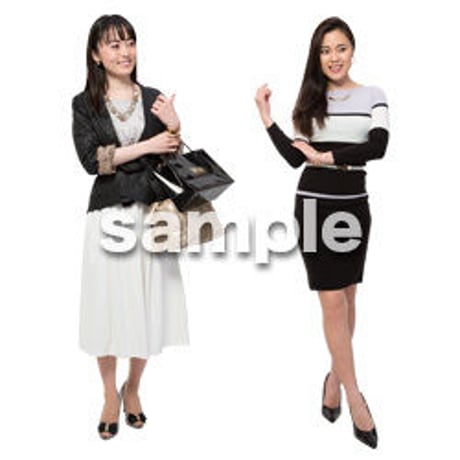 Cutout People　女性ペア　JJ_266