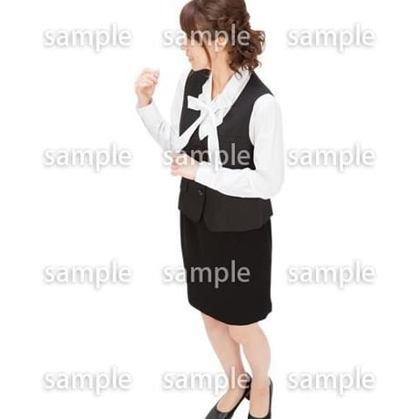 Cutout People　鳥瞰　人物 女性　FF_282