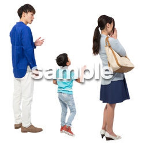 Cutout People　ファミリー　GG_084