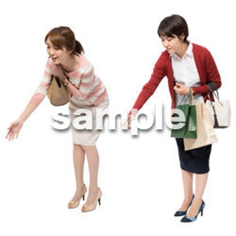 Cutout People　女性ペア　JJ_302