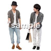 Cutout People　男性ペア　JJ_416