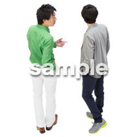 Cutout People　鳥瞰　人物　FF_064
