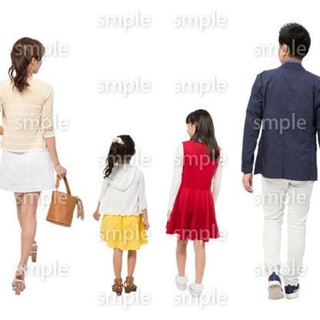Cutout People　4人ファミリー　GG_305