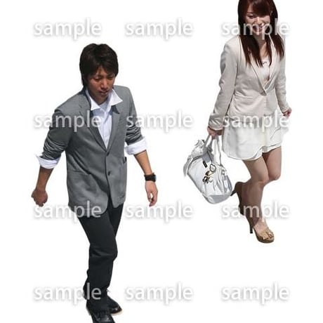 Cutout People　鳥瞰　人物　FF_137