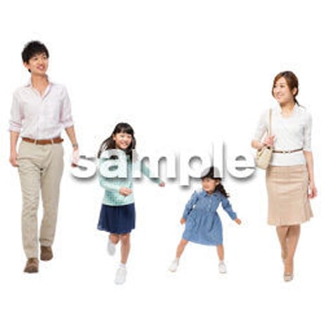 Cutout People　4人ファミリー　GG_316