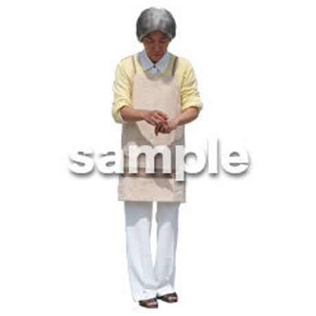 人物切抜き素材　シニアライフ編　R_186