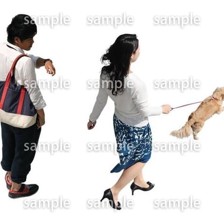 Cutout People　鳥瞰　人物　FF_169