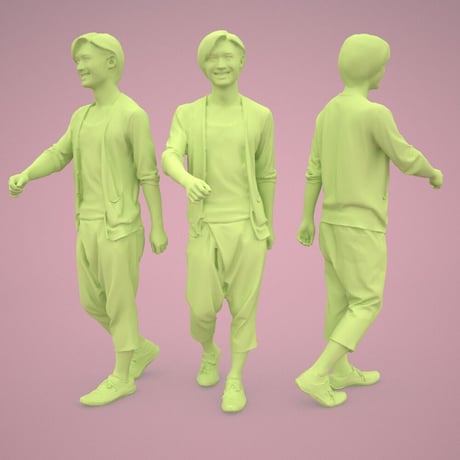 3D人物素材  [Posed]  061_Syun