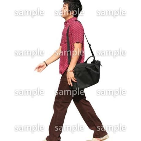 人物切抜き素材　夏服・フィットネス編　J_246