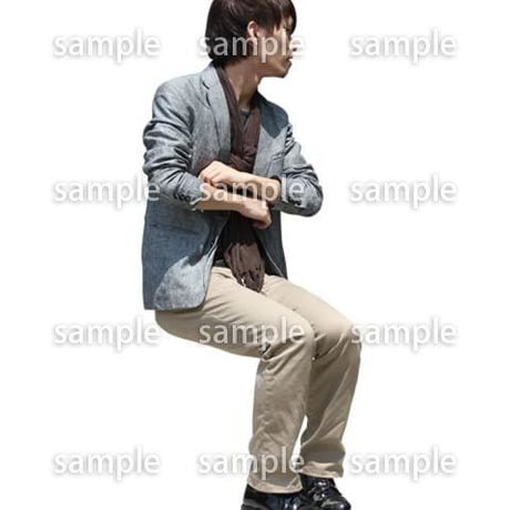 人物切抜き素材　アーバン・ショッピング編　M_480