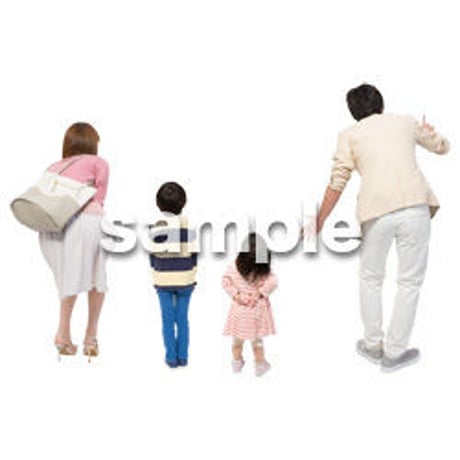 Cutout People　4人ファミリー　GG_470