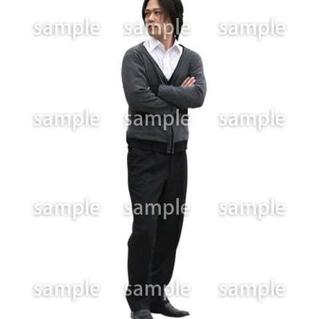 人物切抜き素材　ベーシックファッション編　P_377