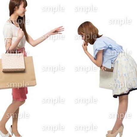 Cutout People　女性ペア　JJ_293