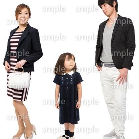 Cutout People　ファミリー　GG_032