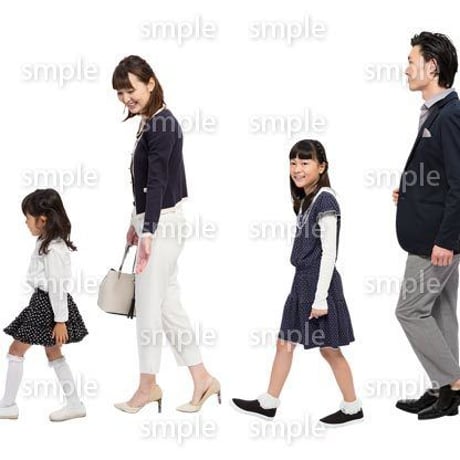 Cutout People　4人ファミリー　GG_208