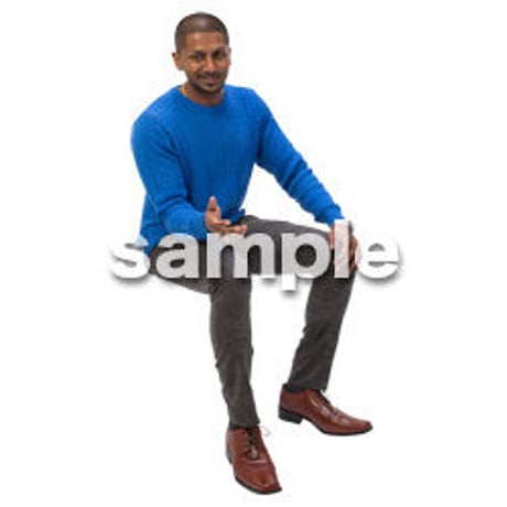 Cutout People　外国人カジュアル　BB_397