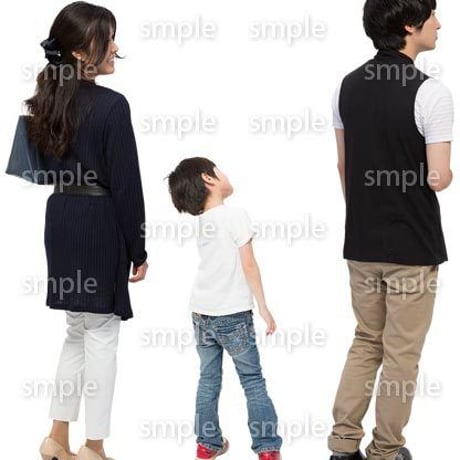 Cutout People　ファミリー　GG_089