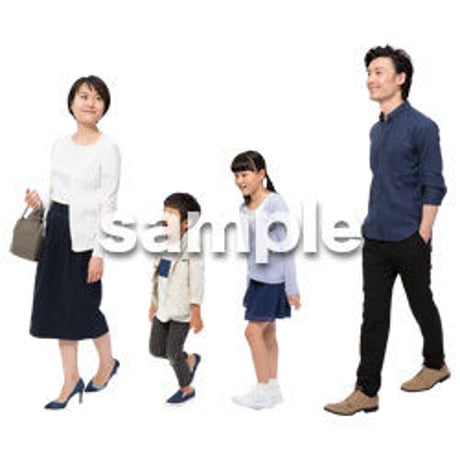 Cutout People　4人ファミリー　GG_232